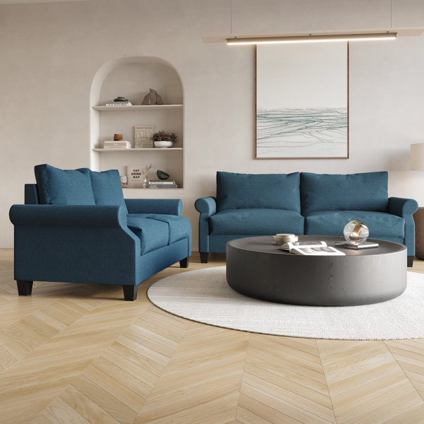 Blue Living Room Sets & Couches You'll Love | Wayfair
